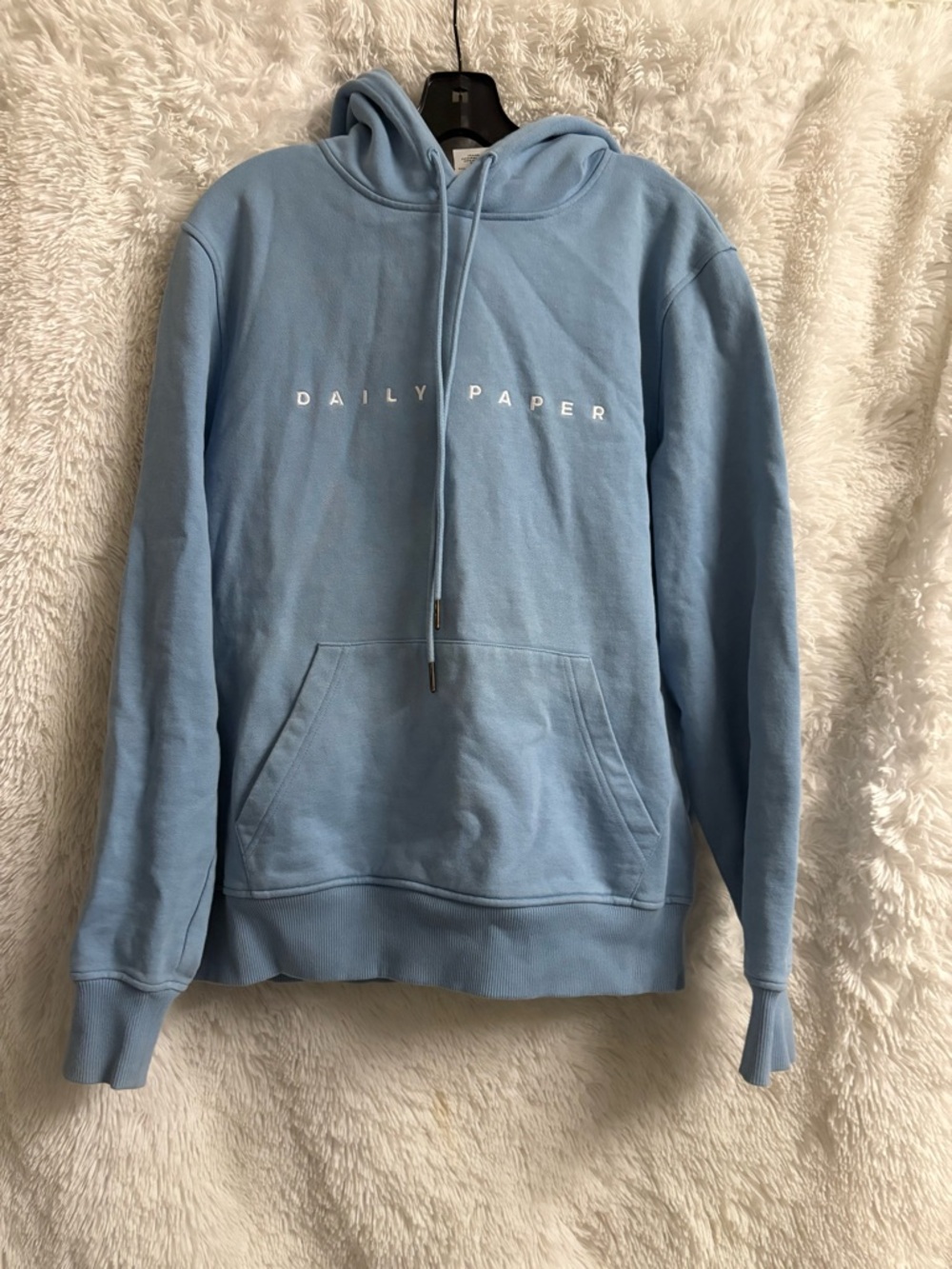 Daily Paper Baby Blue Logo Pullover Hoodie